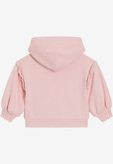 Dolce & Gabbana Kids Baby Girls Leopard with Bow Zip-Up Hoodie Pink L2JWCK G7PNM F0662