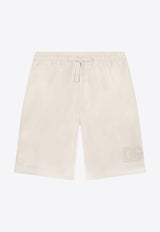 Dolce & Gabbana Kids Boys DG Logo Shorts L43Q17 G7K8G A0275 Beige