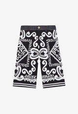 Dolce & Gabbana Kids Boys Marina-Print Jeans L43Q29 G7L0M S9000