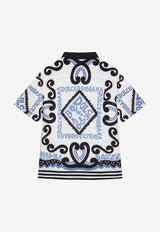 Dolce & Gabbana Kids Boys Marina-Printed Buttoned Shirt L44S08 G7L0J HC4XR