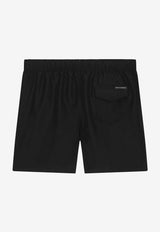 Dolce & Gabbana Kids Boys Logo Print Swim Shorts L4J818 G7KM9 N0000 Black