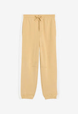 Dolce & Gabbana Kids Boys Drawstring Fleece Track Pants Yellow L4JPLM G7PWP A0003