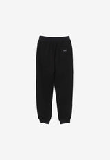 Dolce & Gabbana Kids Boys Logo Track Pants L4JPT0 G7M4R N0000 Black