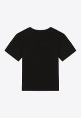 Dolce & Gabbana Kids Boys Logo Tag T-shirt L4JT7T G7I2O N0000 Black