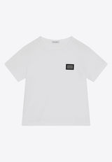 Dolce & Gabbana Kids Boys Logo Tag T-shirt L4JT7T G7I2O W0800 White