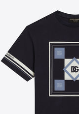 Dolce & Gabbana Kids Boys Logo Print T-shirt Blue L4JTHV II7HO HB5PH