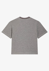 Dolce & Gabbana Kids Boys DG Laurel T-shirt Gray L4JTJW G7PUZ S8290