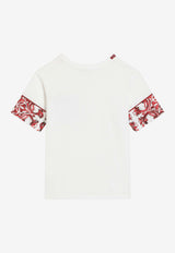 Dolce & Gabbana Kids Boys Majolica Print T-shirt Multicolor L4JTKH G7P5D W0111