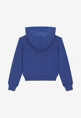 Dolce & Gabbana Kids Boys Logo Zip-Up Jacket L4JWID G7M4R B4401 Navy