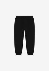 Dolce & Gabbana Kids Girls Logo Label Track Pants L5JPD7 G7M4V N0000 Black
