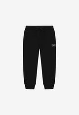 Dolce & Gabbana Kids Girls Logo Label Track Pants L5JPD7 G7M4V N0000 Black