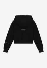 Dolce & Gabbana Kids Kids Logo Print Zipped Hooded Sweatshirt L8JWAP G7M6X N0000