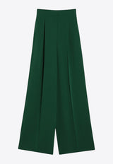 Max Mara Lacatto Cady Wide-Leg Pants Emerald LACCATOCO/R_MAXM-014