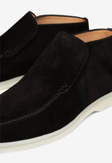 Aurélien Lady City Suede Loafers Black LADYCITYLOAFERBLK_BLACK