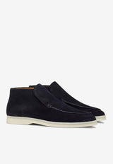 Aurélien Lady City Suede Loafers Navy LADYCITYLOAFNAVY_NAVY