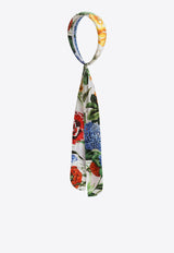 Dolce & Gabbana Kids Girls Floral Print Hairband Multicolor LB3L63 HS5S5 HA5KU