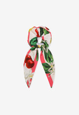 Dolce & Gabbana Kids Girls Lemon and Cherry Print Scrunchie LB7A19 G7M2S HF5AL Multicolor