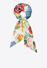 Dolce & Gabbana Kids Girls Floral Print Scrunchie Multicolor LB7A22 HS5S5 HA5KU