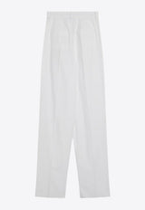 Sportmax Leone Straight Tailored Pants White LEONECO/Q_SPORM-001