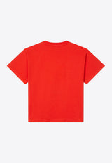 Kenzo Kids Boys Lucky Tiger Print T-shirt K61137/997_RED