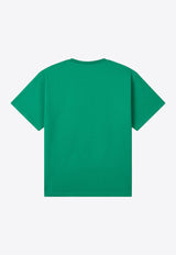 Kenzo Kids Boys Lucky Tiger Print T-shirt K61137/674_DARK GREEN
