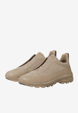 ZEGNA Triple Stitch Leather and Suede Monte Sneakers Taupe LHNEL-S7008Z-ADS_TS