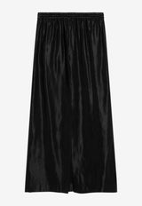 Loulou Studio Silk-Blend Maxi Skirt Black LIAMLI/Q_LOULO-BLK