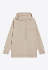 Max Mara Wool and Cashmere Hooded Sweater LIANAWO/R_MAXM-006