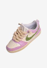 SEDDYS Nike Court Borough Low-Top Sneakers Purple LILAC GREEN_LILAC