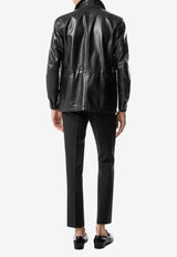 Tom Ford Leather Safari Jacket LJM011-LMN018S25 LB999 Black