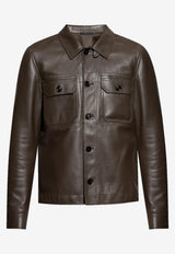 Tom Ford Brown Leather Jacket LJS001-LMN022 KB372