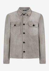 Tom Ford Classic Suede Overshirt LJS001-LMS003S23 IG616
