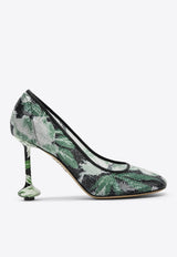 Loewe 70 Floral Decollete Pumps Multicolor LLSTS01X19PL/Q_LOEW-5728