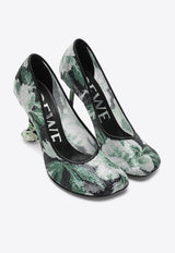 Loewe 70 Floral Decollete Pumps Multicolor LLSTS01X19PL/Q_LOEW-5728