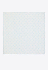 Dolce & Gabbana Kids Baby Boys Sail Boat Printed Blanket Sky Blue LNJA88 G7O1P HA5LB