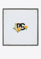 Dolce & Gabbana Kids Baby Girls Rose Print Blanket LNJAE7 G7K6P HA3VO Multicolor