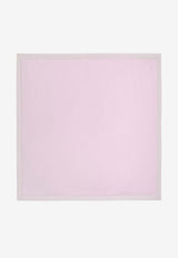 Dolce & Gabbana Kids Baby Girls Embroidered Interlock Blanket Pink LNJAH3 G7PUP F3721