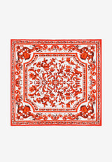 Dolce & Gabbana Kids Baby Girls Majolica Print Soft Blanket Multicolor LNJAI9 G7P4S S9000