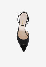 Andrea Wazen Loulou 105 Satin Wedge Sandals Black LOUWE105SCBBLA-PS26_BLACK