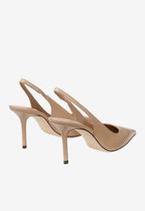 Jimmy Choo Love 85 Calf Leather Slingback Pumps Beige LOVE SB 85 CLF CHAI