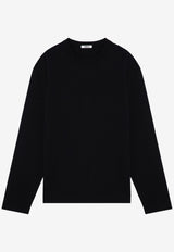 Tekla Logo Plaque Long-Sleeved T-shirt Black LTSH-BLACO/P_TEKLA-BLK