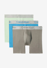 Calvin Klein Logo Waistband Boxer Briefs - Set of 3 Multicolor LV00NB4124MTA_MULTI COLO