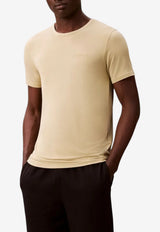 Calvin Klein Embroidered Logo Crewneck Lounge T-shirt Green LV00NM2827LKC_SAGE