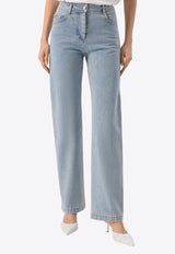 LOW CLASSIC Basic Straight-Leg Jeans Blue LW251PT23LU_DENIM