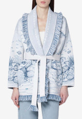 Alanui Deep in The Ocean Cardigan Light Blue LWHB064R26KNI018/S_ALANU-0F45