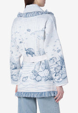 Alanui Deep in The Ocean Cardigan Light Blue LWHB064R26KNI018/S_ALANU-0F45