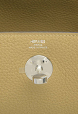 Lindy 26 in Dune Taurillon Clemence with Palladium Hardware