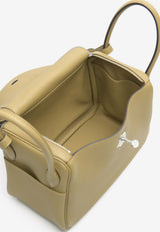 Lindy 26 in Dune Taurillon Clemence with Palladium Hardware