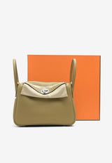 Lindy 26 in Dune Taurillon Clemence with Palladium Hardware