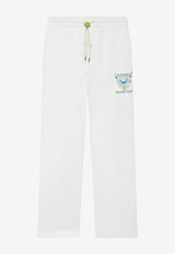 Casablanca Tennis Club Icon Track Pants White M-SP26-JTR-051-02_WHITE